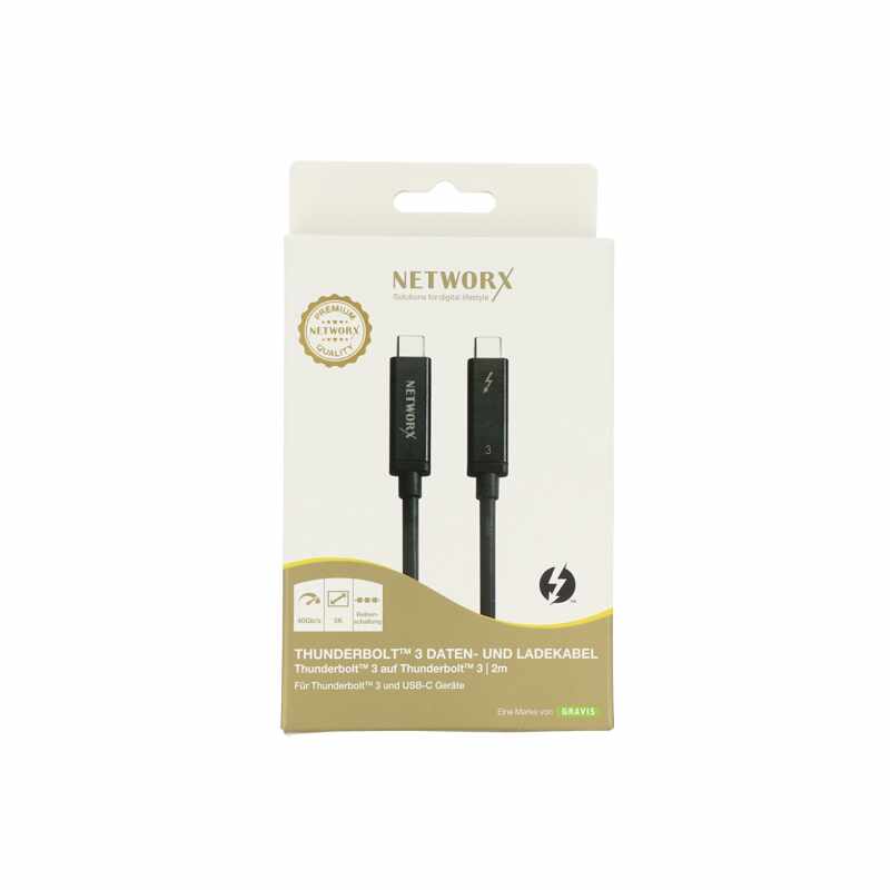 Networx Thunderbolt Kabel M Daten Und Ladekabel USB C Stecker Sch