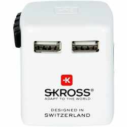 Skross World USB Charger 2.4 A USB Charger Ladegerät...