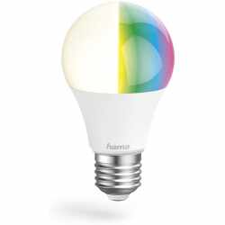 hama WLAN-Lampe E27 10 W LED Lampe dimmbar RGBW Smart...