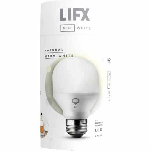 LIFX Mini White WLAN f&auml;hige LED-Lampe E27 Smart Home Apple iOS Android warmwei&szlig; 2700 K