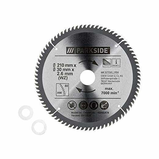 Parkside S Gebl Tter F R Handkreiss Gen Mm Z Hne Circular Saw