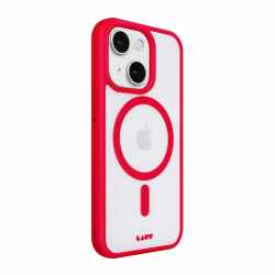 LAUT Schutz H&uuml;lle HUEX Protect cover f&uuml;r Apple  iPhone 14 transparten/red