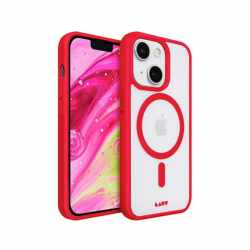 LAUT Schutz H&uuml;lle HUEX Protect cover f&uuml;r Apple  iPhone 14 transparten/red