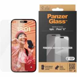 PanzerGlass Displayschutz Classic Fit für iPhone 15...