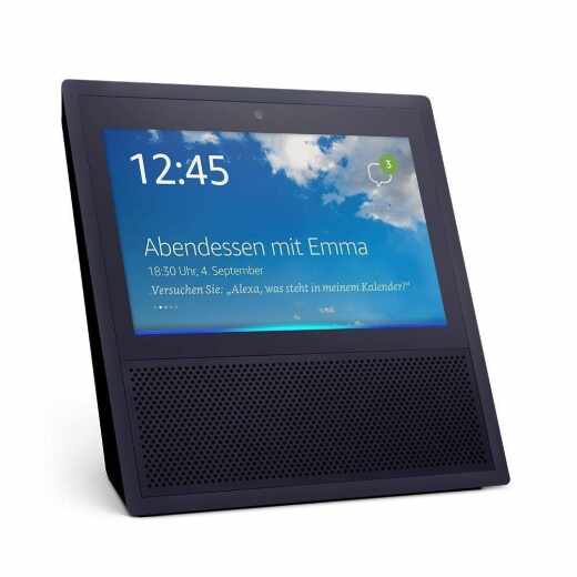 Echo Show 1. Generation intelligenter Lautsprecher 7-Zoll Bildschirm schwarz